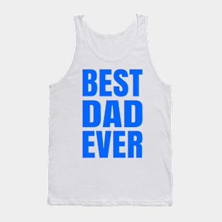 BEST DAD EVER ANTON BLUE Print Tank Top